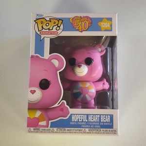 Funko Pop Hopeful Heart Bear Care Bears 40th Anniversary IN HAND + Protector